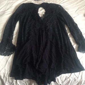 Free Peole Tell Tale Lace Tunic